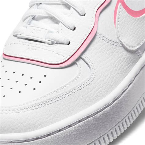 nike air force wit roze